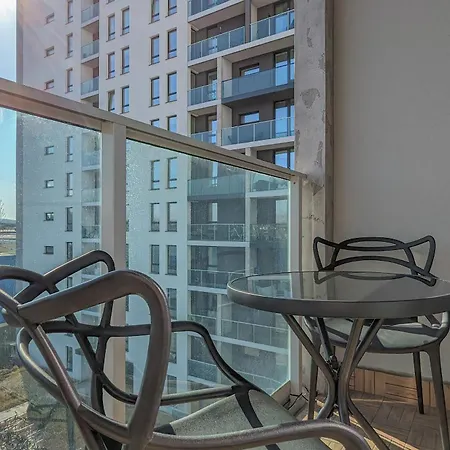 Stylowe & Przytulne Studio Krynicka Z Parkingiem Gdansk Przymorze By Noclegi Renters Esterno foto
